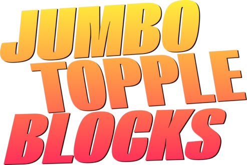 Jumbo Topple Blocks at Roof East - Roof East